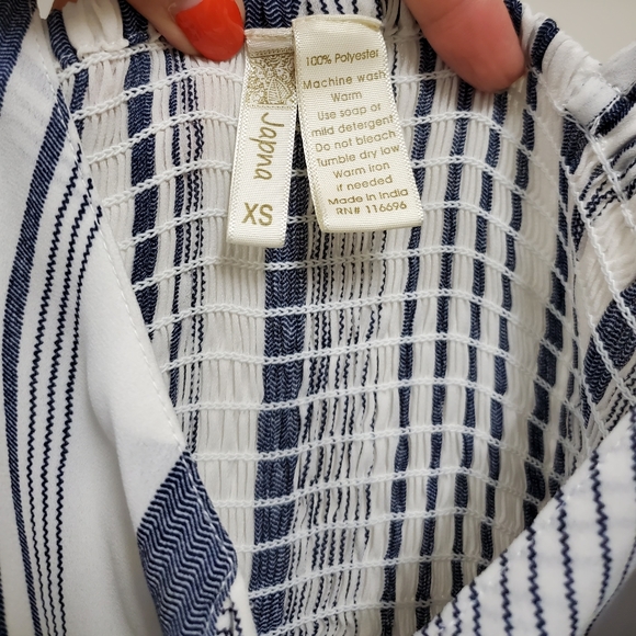 Japna blue white striped Jumpsuit XS - Picture 5 of 5
